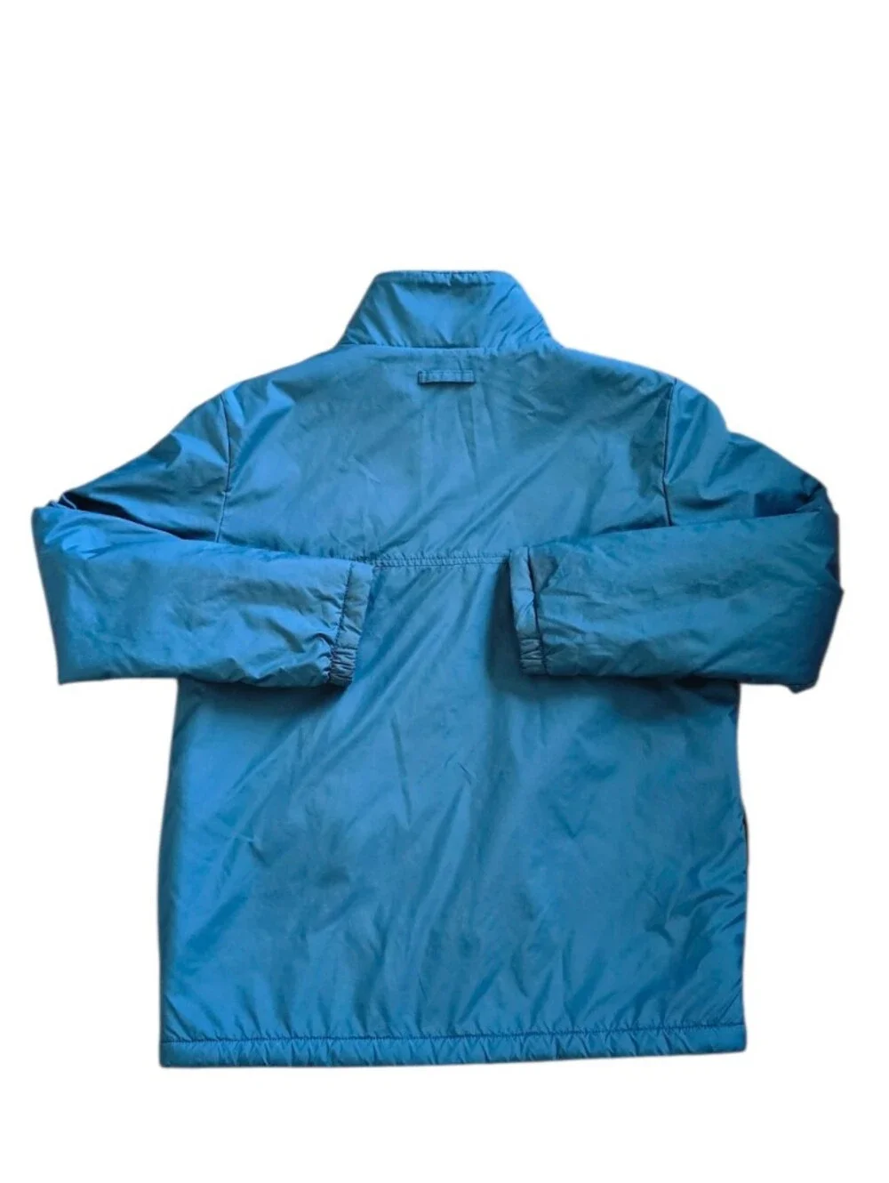 Patagonia Youth Teal Blue Lightweight Zip-Up Jacket Reversible Size L (12)
